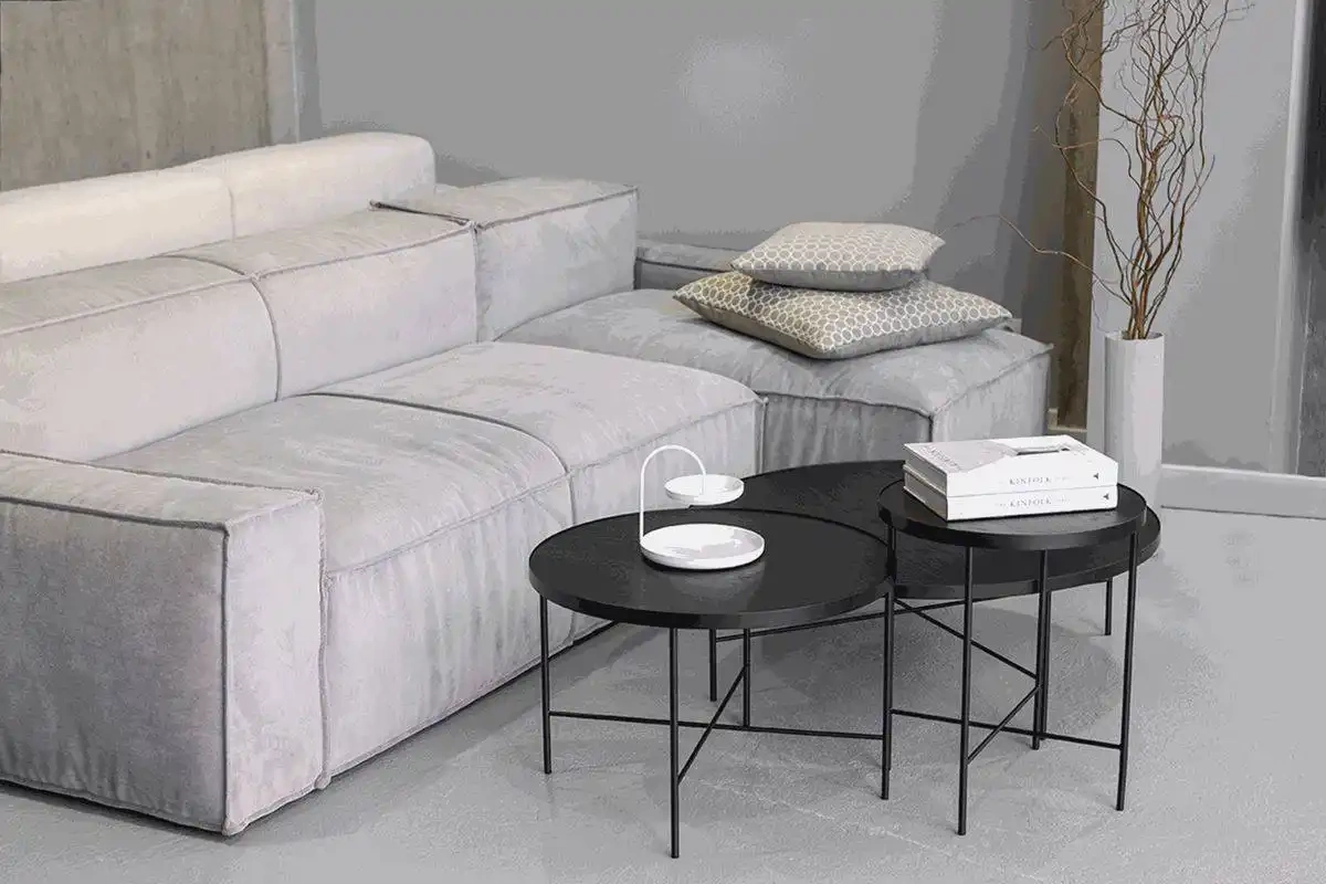 NORDIFRA :: Coffee table Tre 900 black oak L