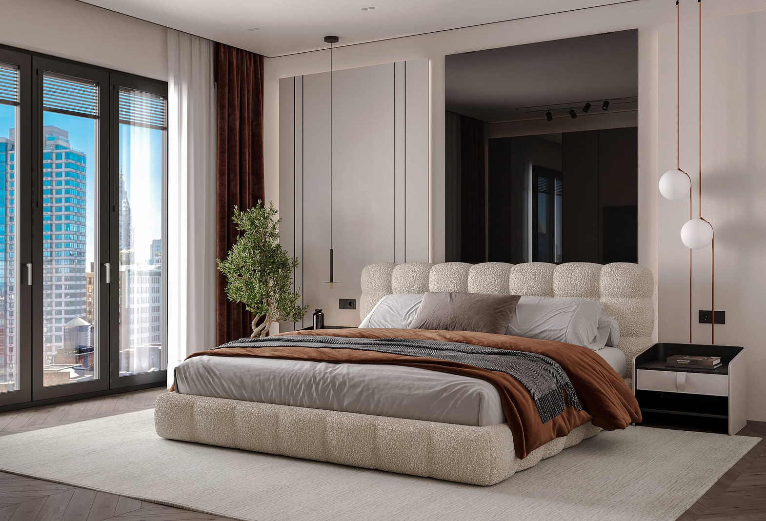 Nordic Line :: Michelle Upholstered Bed