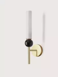 Aromas :: Wall lamp Delie gold black h. 38 cm