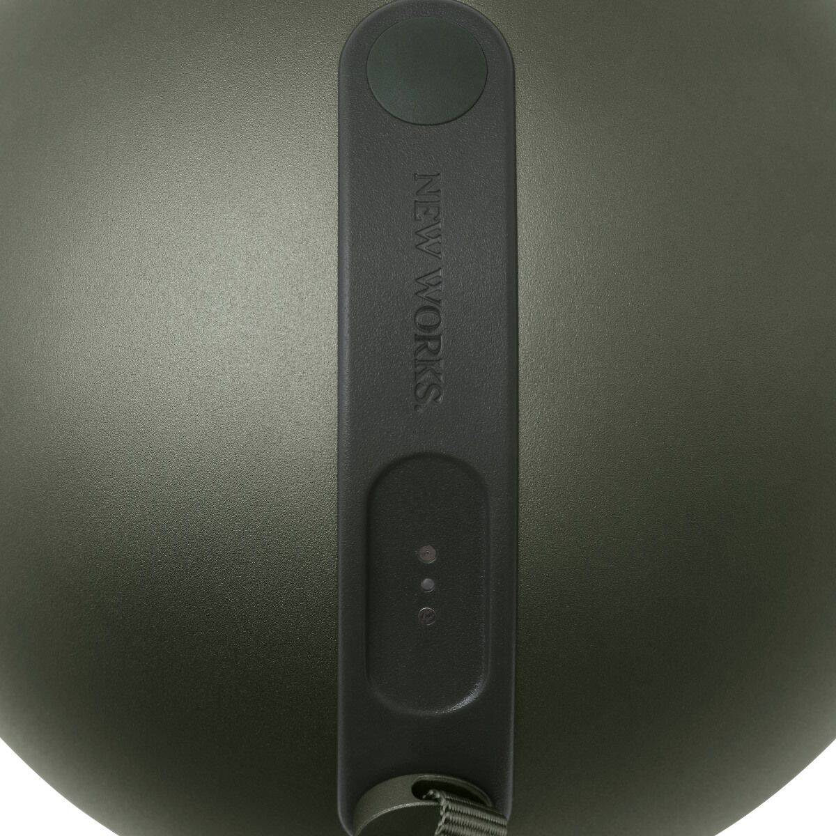 New Works :: Sphere portable lamp dark green (also for outdoor use)