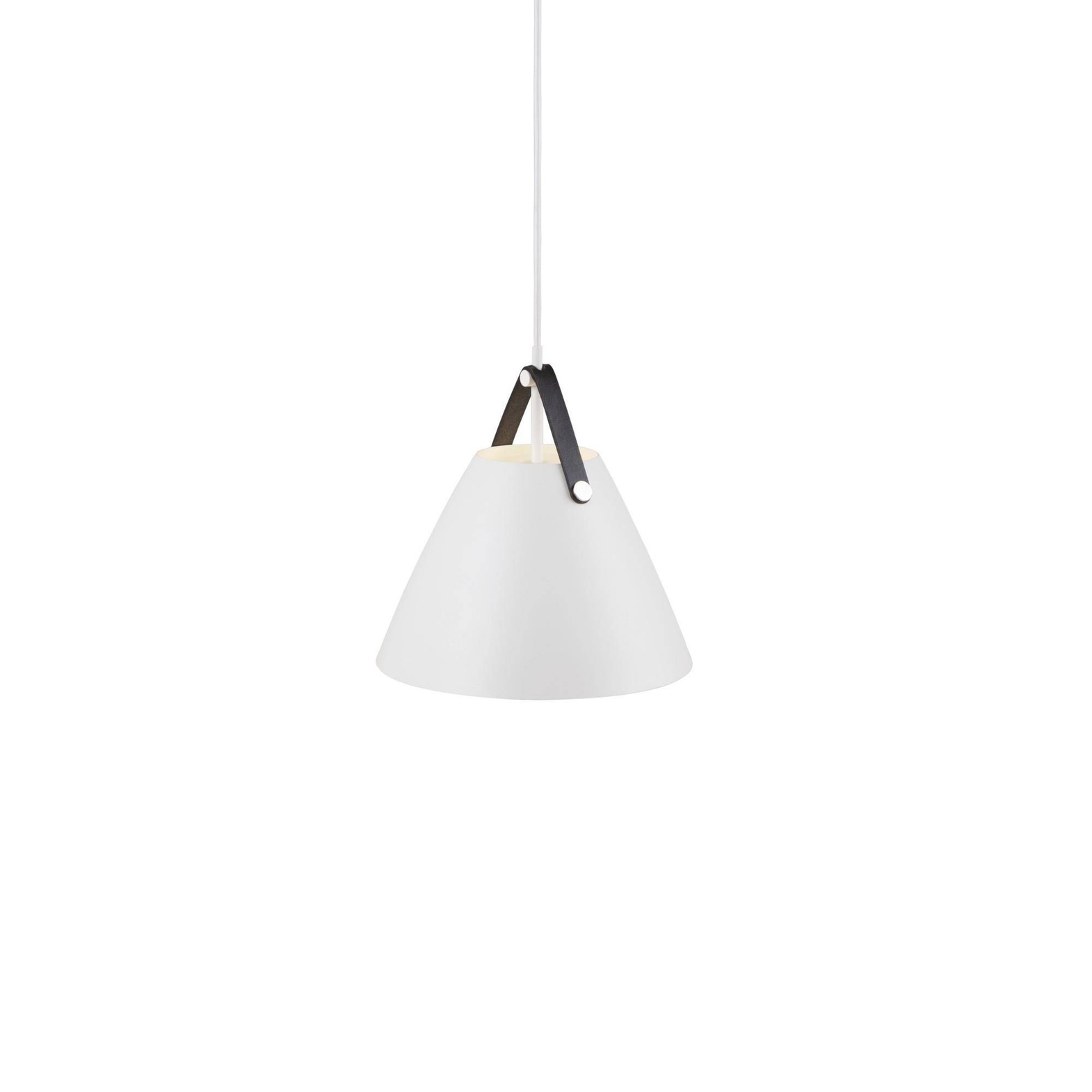 Design For the People :: Hanging lamp Strap white dia. 27 cm