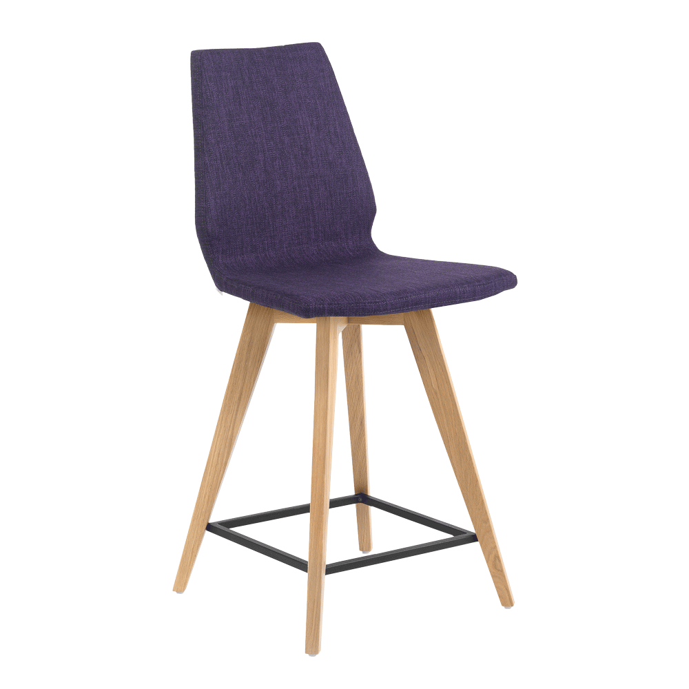 Mobitec :: Stuhl gepolstert Rob Breite 47 cm braun