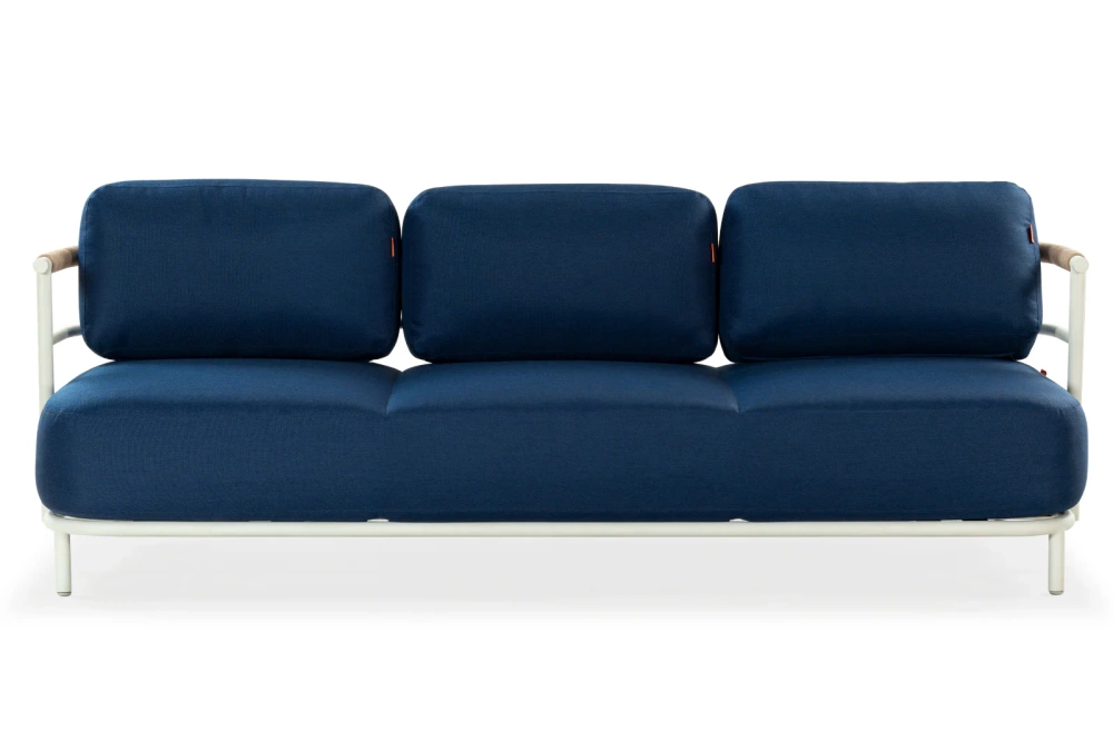 Kunesti :: Sofa ogrodowa Reach the stars 3-os. niebieska szer. 221 cm