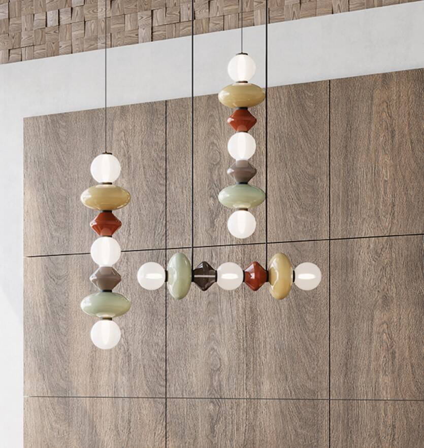 Aromas :: Mapi horizontale Hängelampe, Breite 117 cm, mehrfarbig