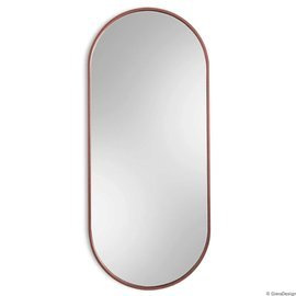 GieraDesign :: Spiegel mit einem aus Metallrahmen Ambient Slim Oval 40x105 cm