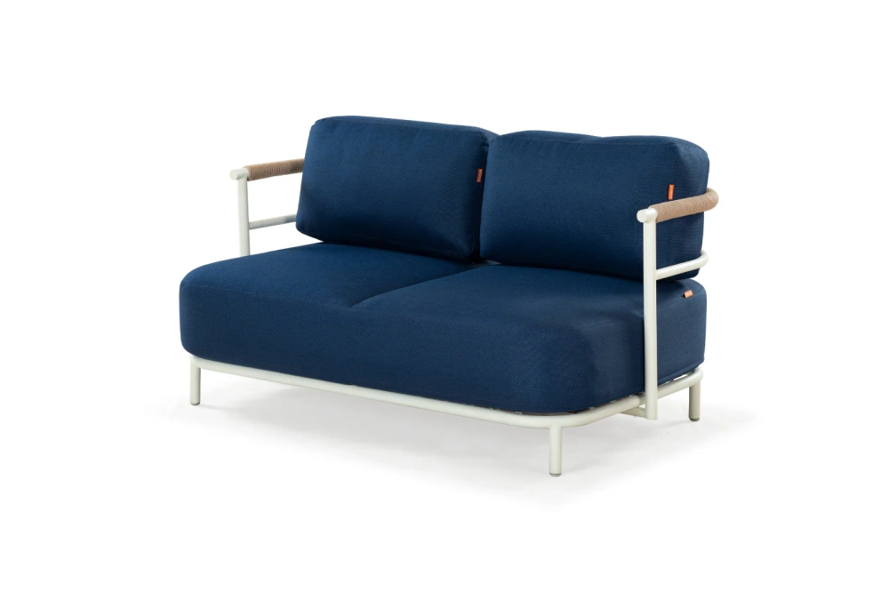 Kunesti :: Reach the stars 2-seater garden sofa, navy blue, width 151 cm