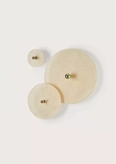 Aromas :: Tan Tan wall lamp / sconce, diameter 60 cm, natural rattan, 5 cm mounting