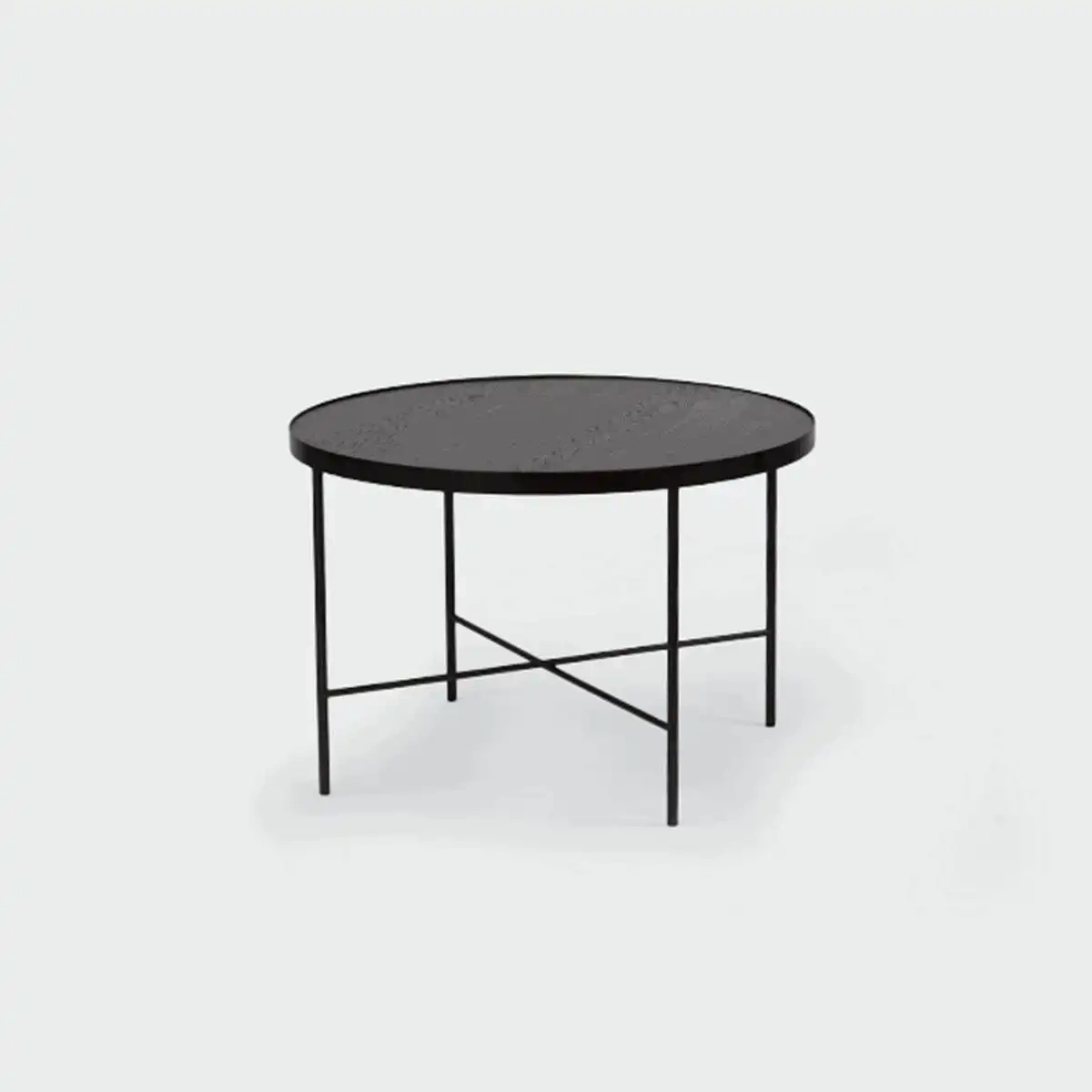 Nordifra :: Stolik kawowy Tre 600 czarny dąb rozm. M