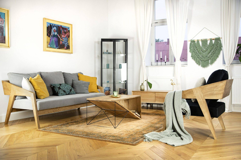 Szyszka Design :: Sofa gepolstert Piko grau