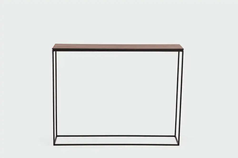 Nordifra :: Konsole aus Metall Stam 220 Amerikanische Walnuss Größe xl schwarz