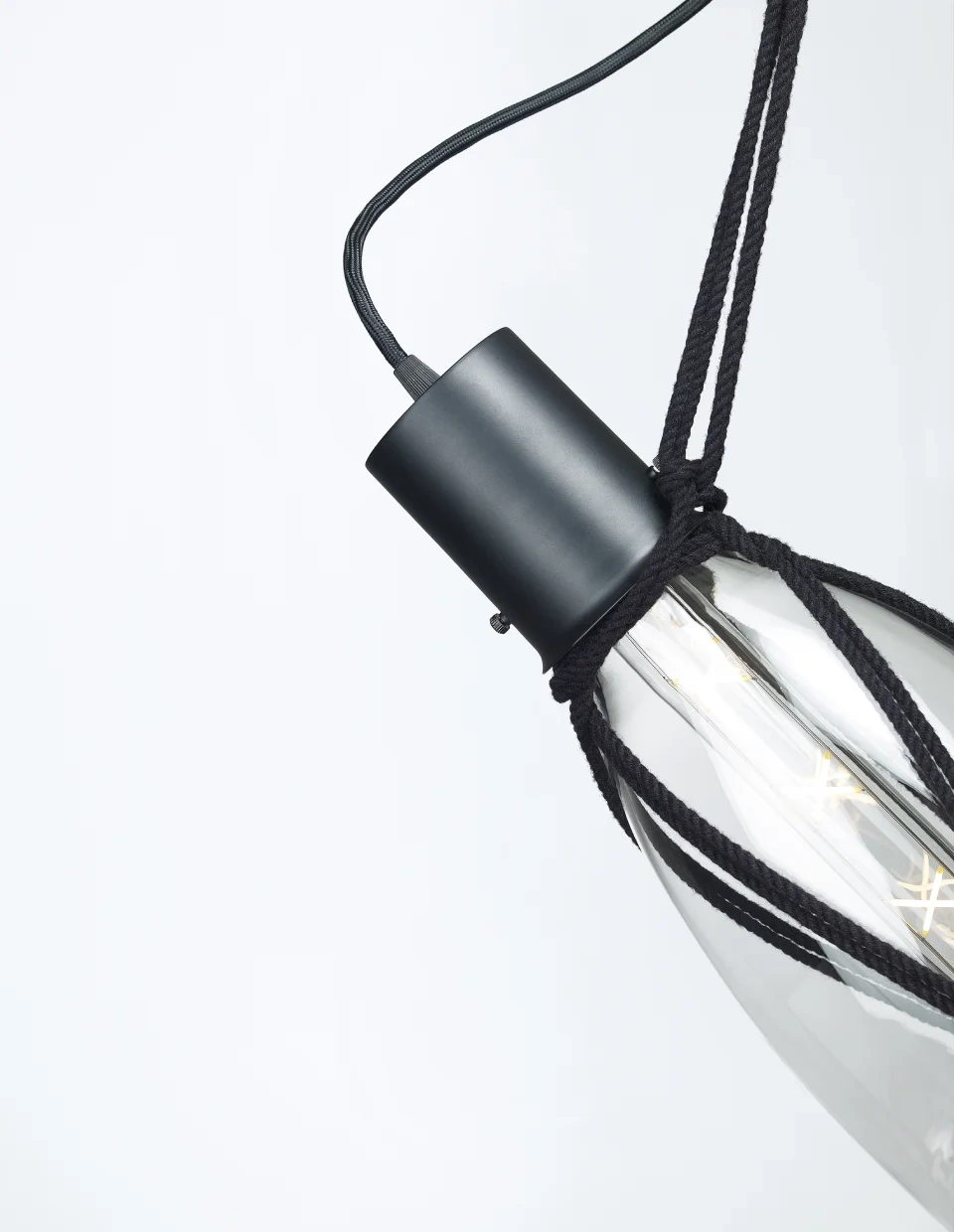 Bomma :: Lampa wisząca Shibari 3 transparentna 