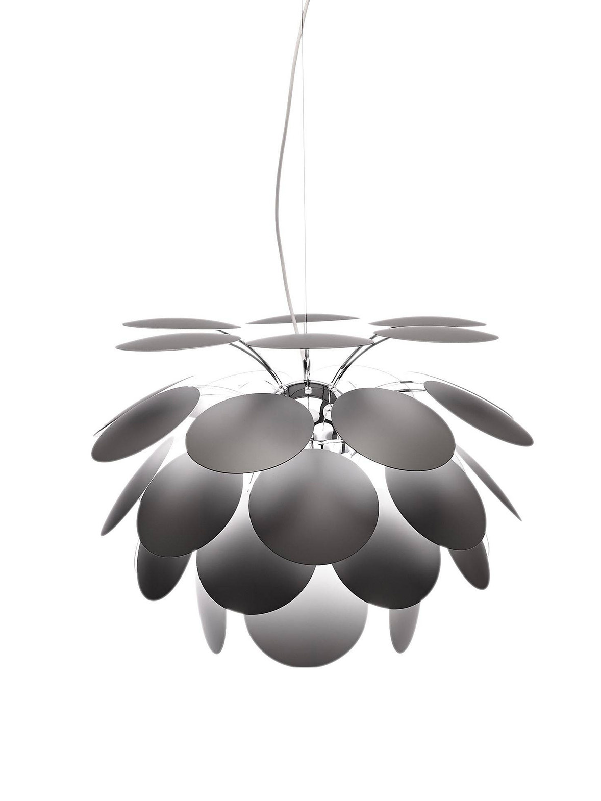 Marset :: Hängelampe aus Metall Discocó Durchmesser 35,2 cm grau