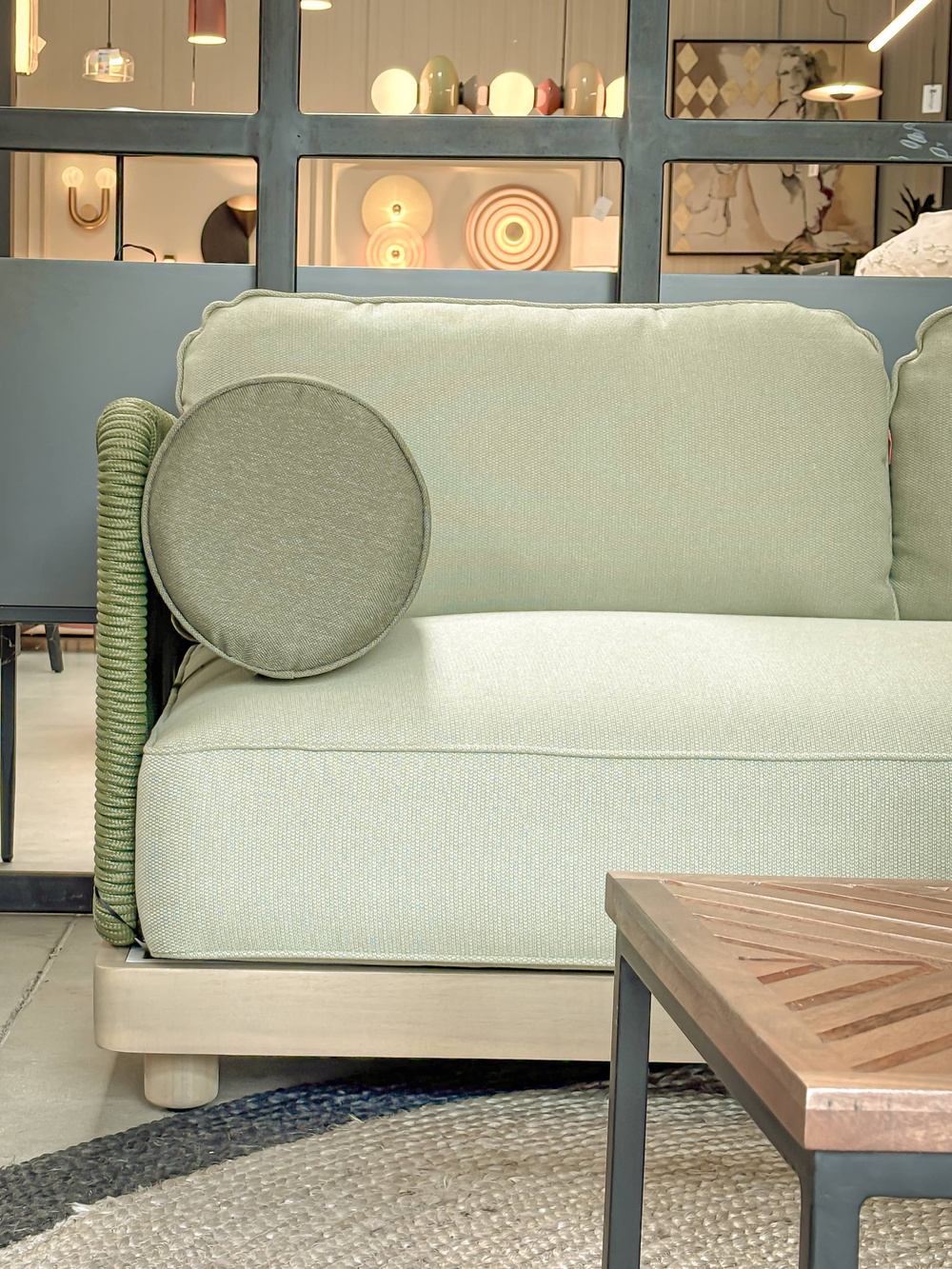 Kunesti :: Green it up 2-Sitzer Gartensofa, grün, Breite 160 cm