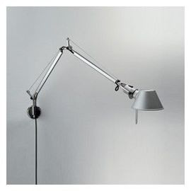 Artemide :: Wandlampe aus Aluminium Tolomeo Micro LED Breite 49 cm silber