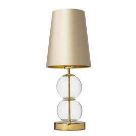 Kaspa :: Tischlampe aus Glas Coco Höhe 54 cm gold