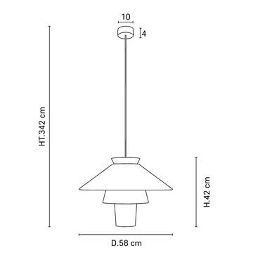 Market Set :: Ruche hanging lamp, diameter 58 cm, white, size L