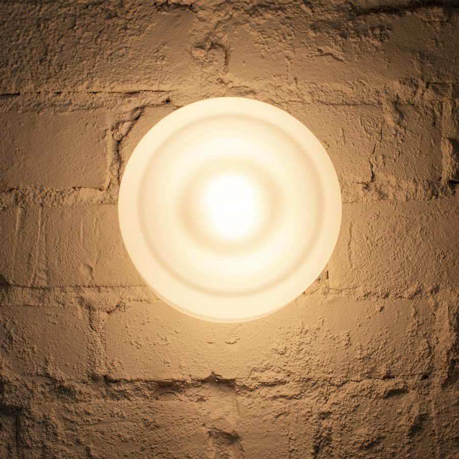 Embassy Interiors :: Lampa ścienna / sufitowa Atlantic śr. 16 cm szkło opalowe