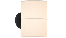 Robin :: Rania 18 black wall lamp/sconce