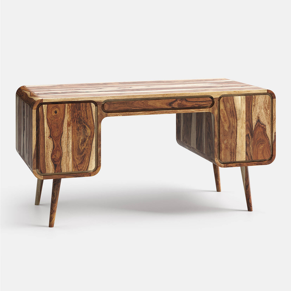 TABLE4U :: Julian wooden desk, width 150 cm, cow color