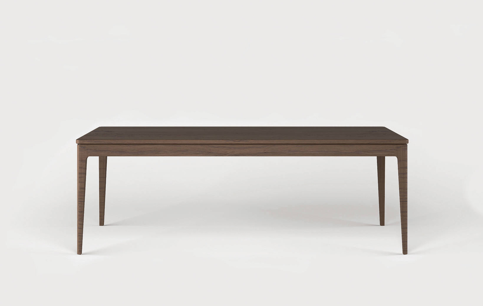 Selfia x 9design :: Bold non-extendable oak table, forastero color