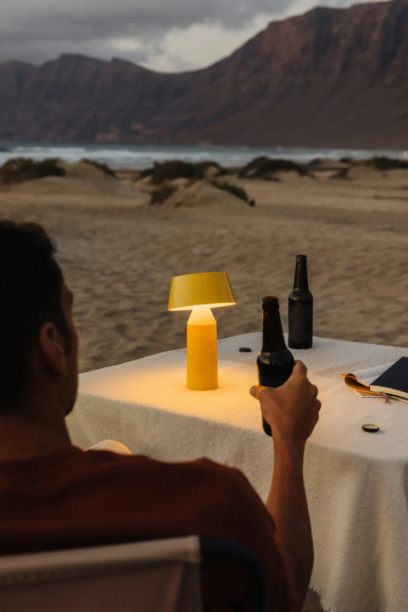 MARSET :: Lampka Bicoca wys. 22,5 cm biała