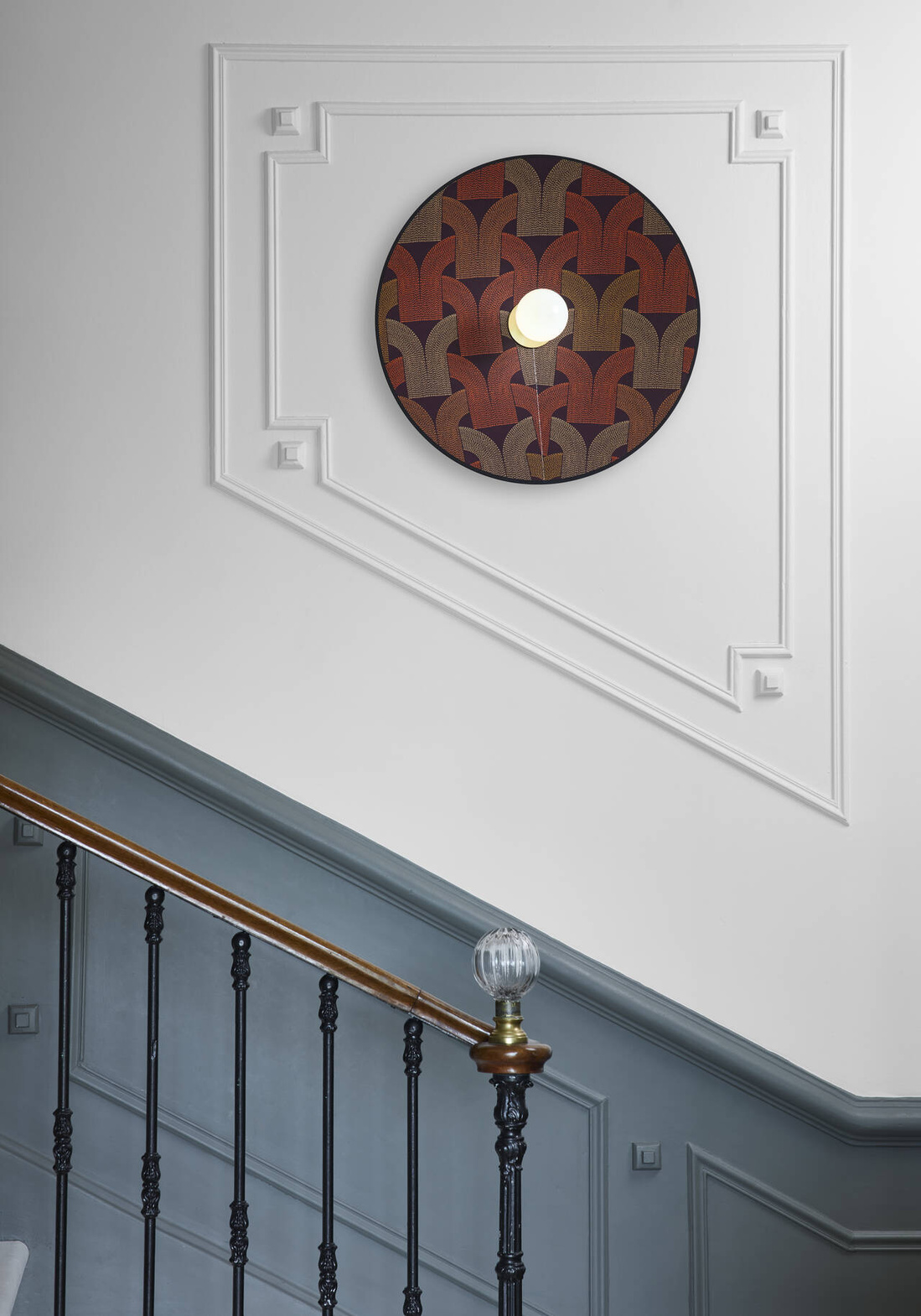 Market Set :: Gatsby Arcs Brique Wall Lamp, Diameter 60 cm