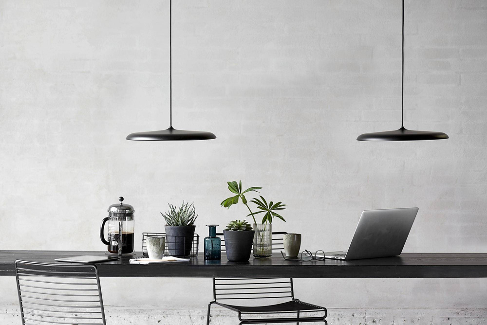 Design for the People :: Hängelampe aus Metall Artist Durchmesser 40 cm schwarz