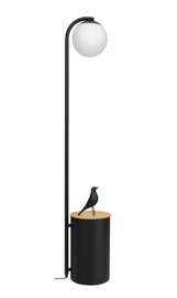 Kaspa :: Botanica Deco XL Wood floor lamp black, height 147 cm