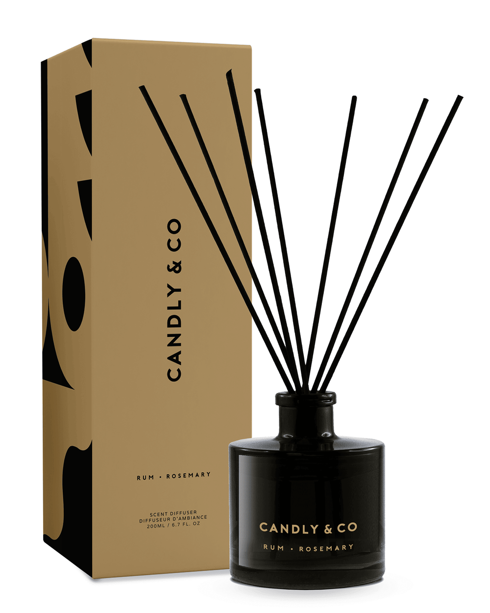 Candly :: No.2 Rum/Rosemary Fragranced Diffuser