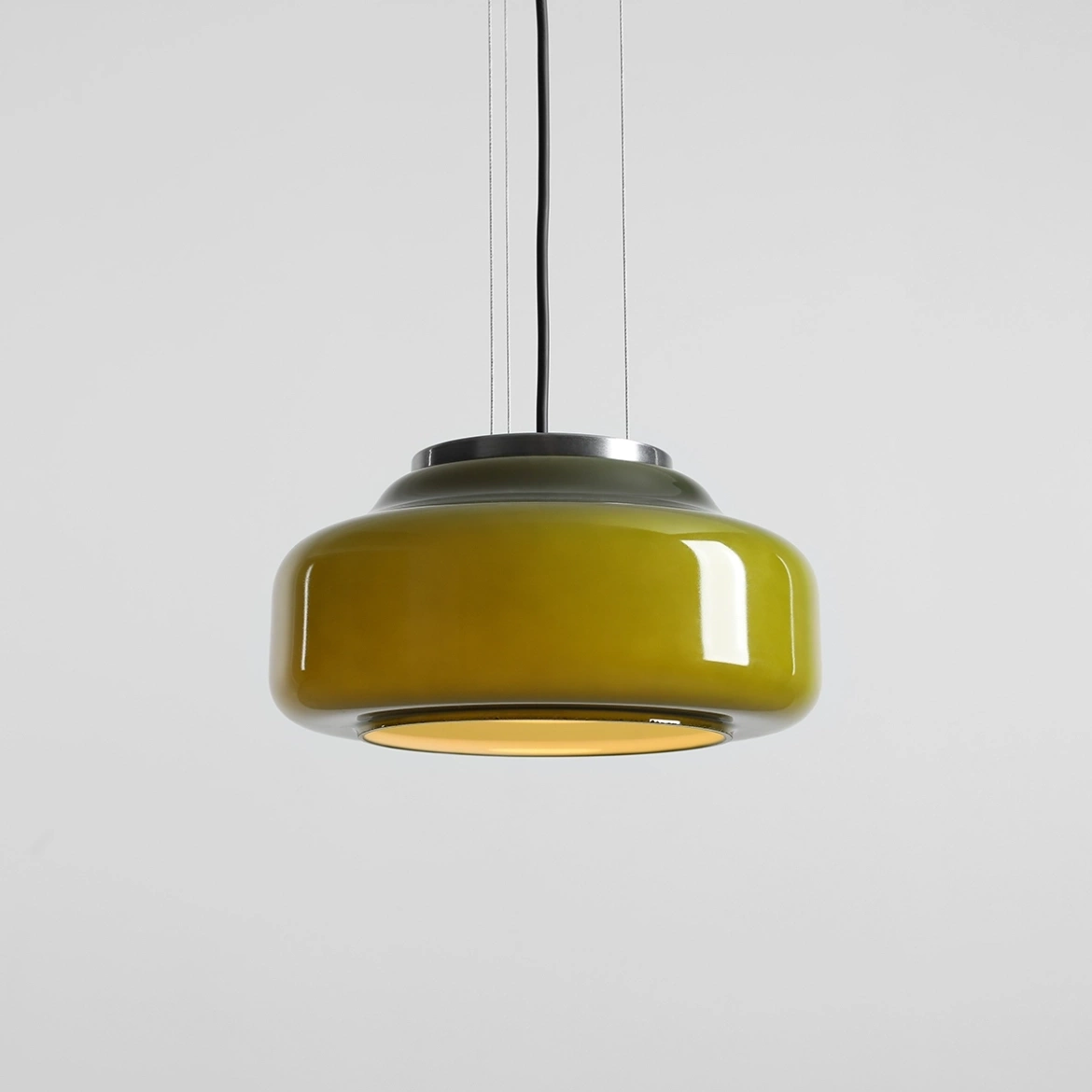 Artera :: Lampa wisząca Bonbon 2.0 Lime rozm. M śr. 25 cm zielona / stalowe mocowanie