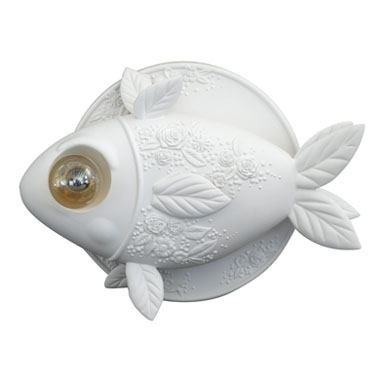 Karman :: Aprile wall lamp / sconce, width 50 cm, white