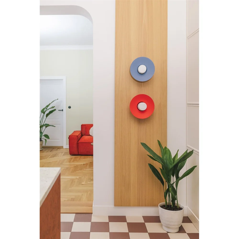 Ummo :: Caponio W A Wandleuchte, Durchmesser 28 cm, rot