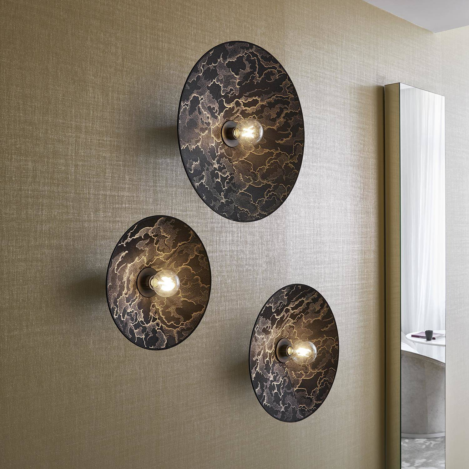 Market Set :: Sconce Gatsby black dia. 60 cm