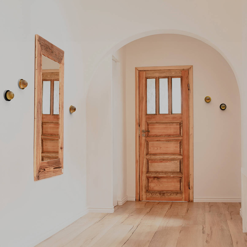 Robin :: Lampa ścienna / sufitowa Roi Simple czarno-dymna śr. 12 cm