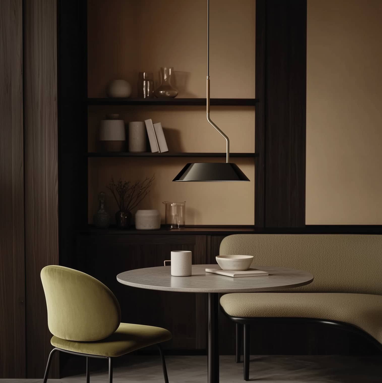 Aromas :: Lampa wisząca Aider śr. 36 cm czarna