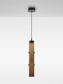 Brokis :: Bamboo Forest XL Double hanging lamp, height 75.2 cm, brown