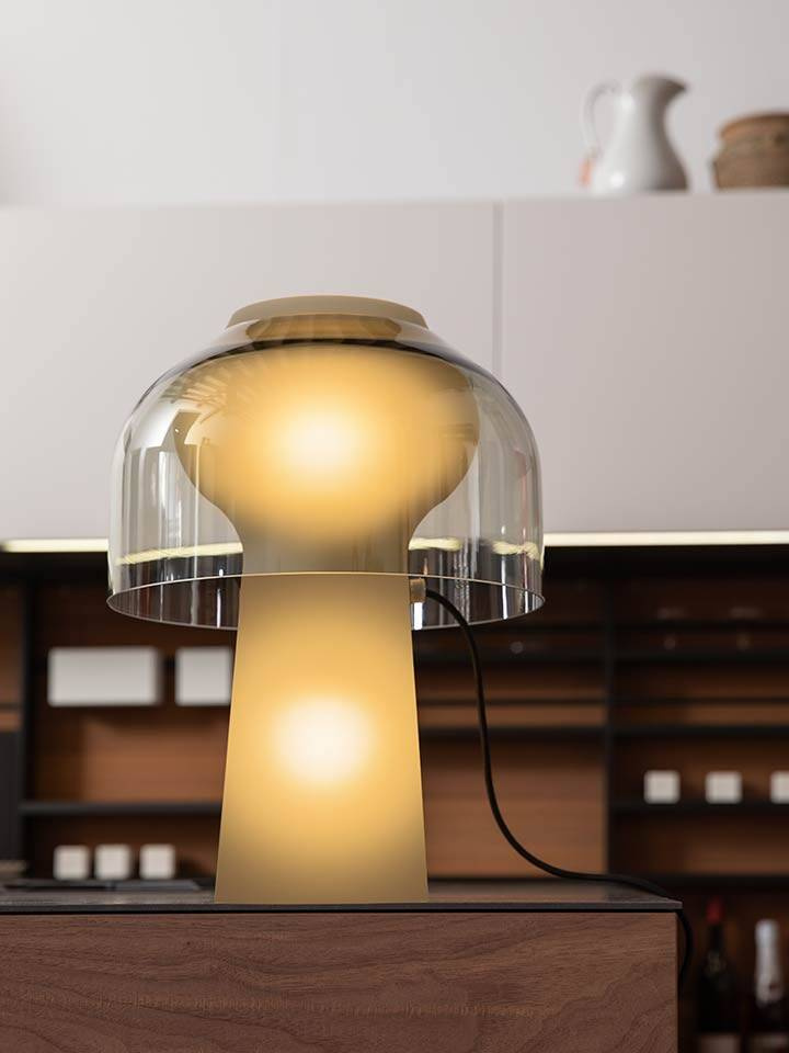 Karman :: Lilly table lamp, height 48 cm, gray