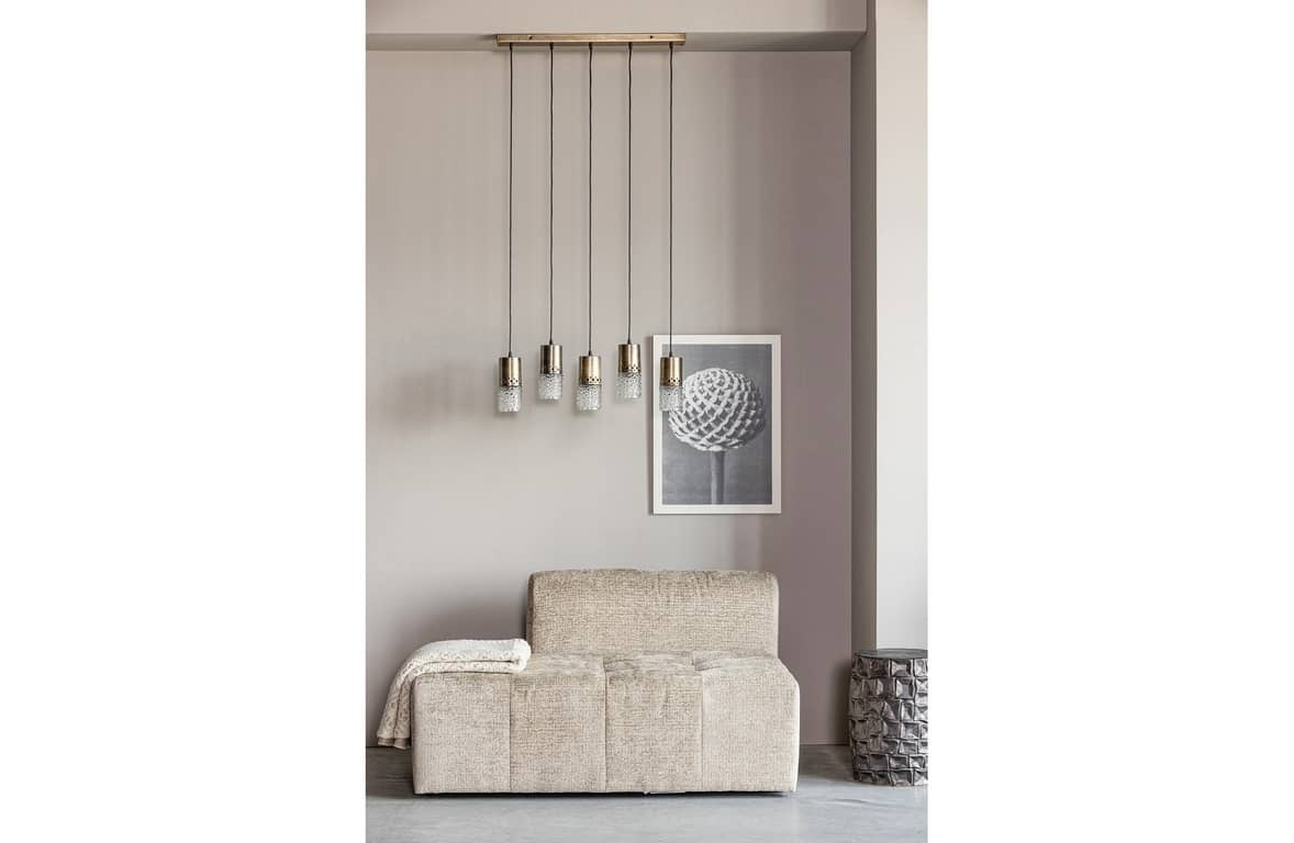 Woood :: Bombay Hocker/Tisch, Keramik, braun, Durchmesser 34 cm