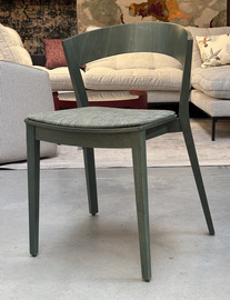 Paged :: Archer A-4800 chair, width 54 cm, green beech upholstered seat