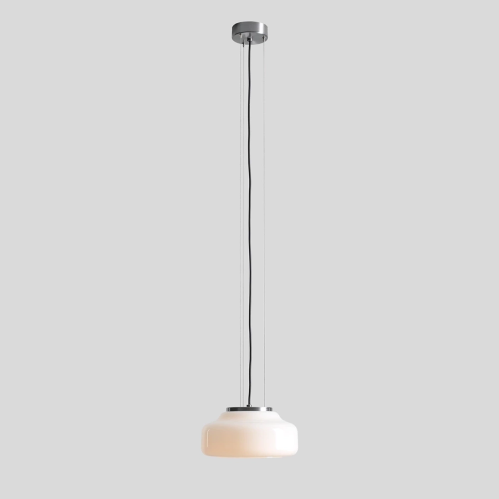 Artera :: Lampa wisząca Bonbon 2.0 Almond rozm. M śr. 25 cm biała / stalowe mocowanie