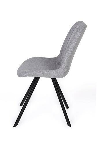 Claudie :: Polsterstuhl Kylie, Farbe nach Wahl, Metallbeine, Breite 53 cm