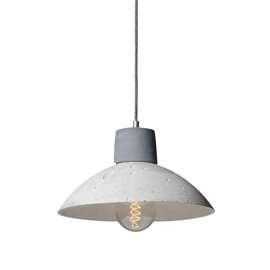 LOFTLIGHT :: Lampa wisząca Korta Concrete biała szer. 36 cm
