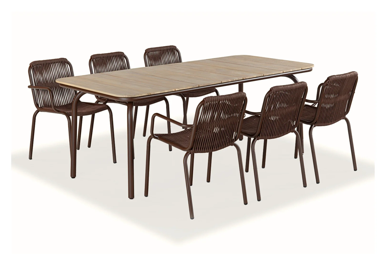 Kunesti :: Krzesło ogrodowe Coffee or tea ciemnobrązowe szer. 56 cm