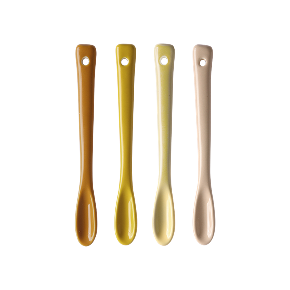 HKliving :: Zestaw 4 łyżeczek do herbaty Bold&Basic