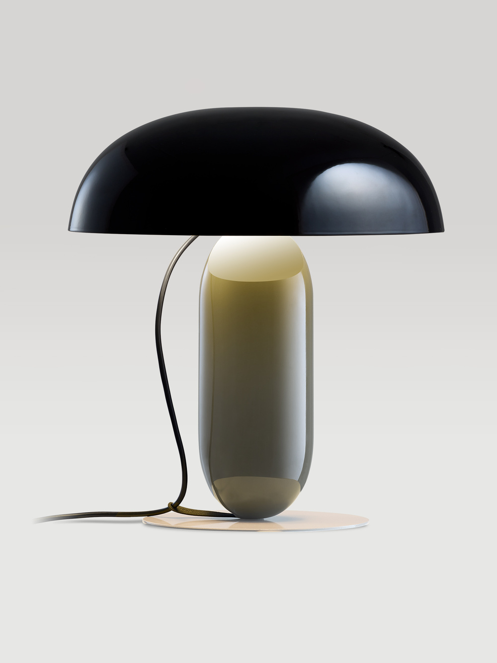 Marset :: Lampa stołowa Gambosa M wys. 41,3 cm czarno-szara