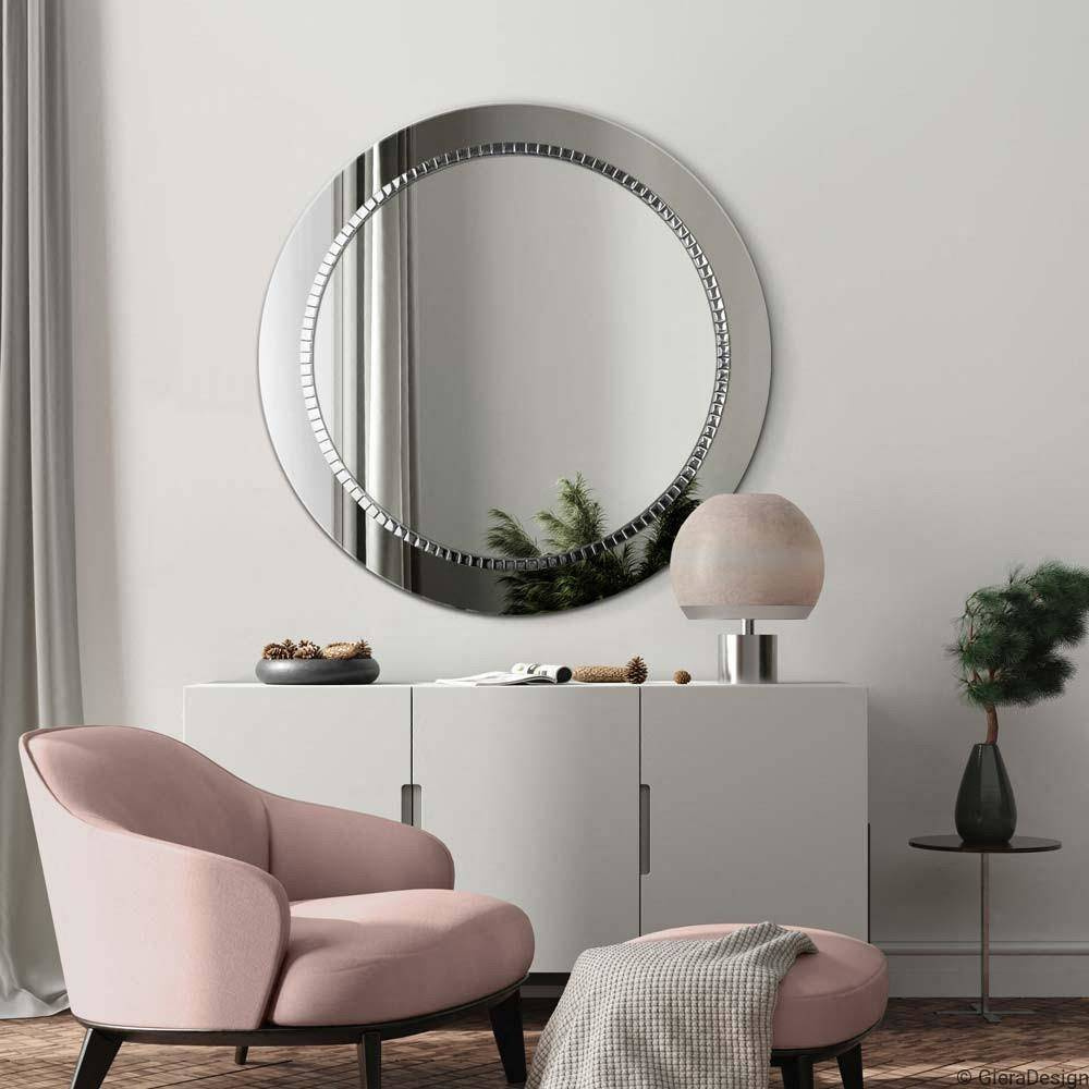 GieraDesign :: decorative mirror graphite Bracelet round dia. 60