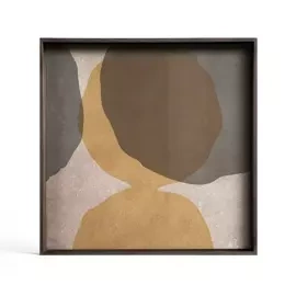 Ethnicraft :: Tray Cinnamon Overlapping 38 x 38 x 4 cm