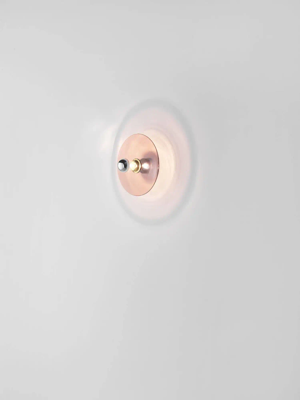 Aromas :: Lampa ścienna / kinkiet Fest śr. 25 cm różowe szkło/złoto