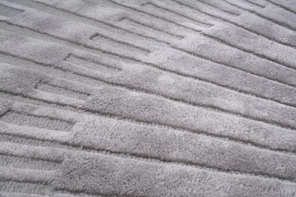 Carpet Decor :: Teppich Radius ręcznie wykonany grau