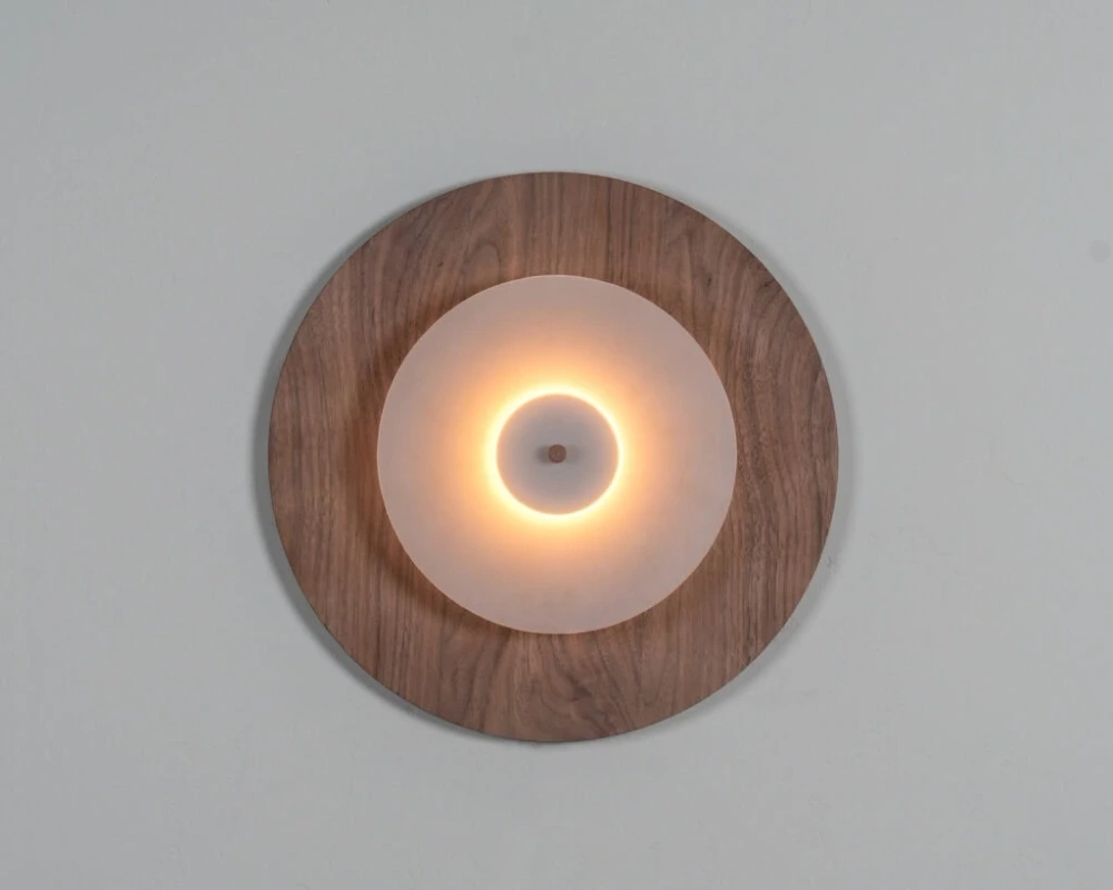 Loftlight :: Aeroplan Wood Wandleuchte/Wandleuchte, Durchmesser 47 cm